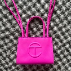 Small Telfar Shopping Bag in Azalea